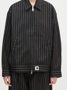 Carhartt WIP pinstripe seaton Jacket Large